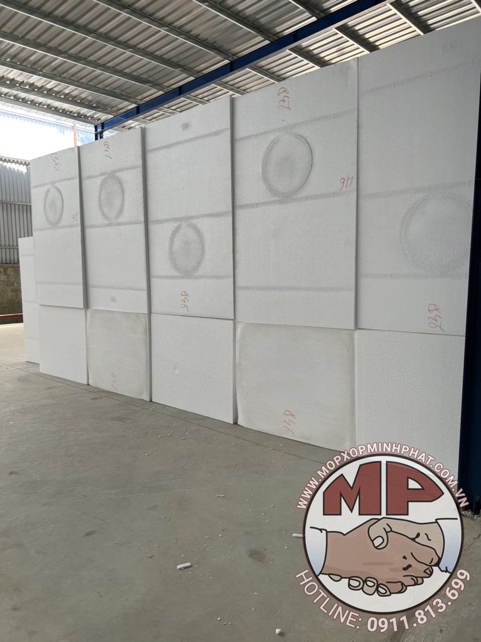 Xốp khối nâng nền chống ngập 2020*1030*1250
