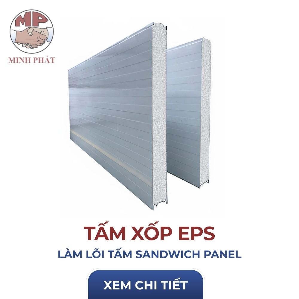 Tấm Panel EPS Chống Cháy Minh Phát